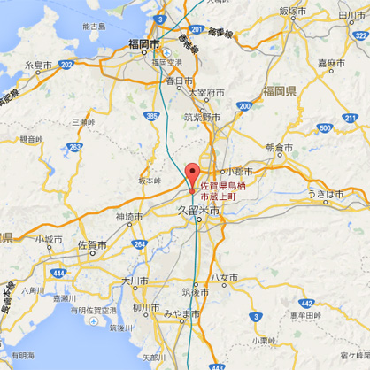 佐賀県鳥栖市蔵上町